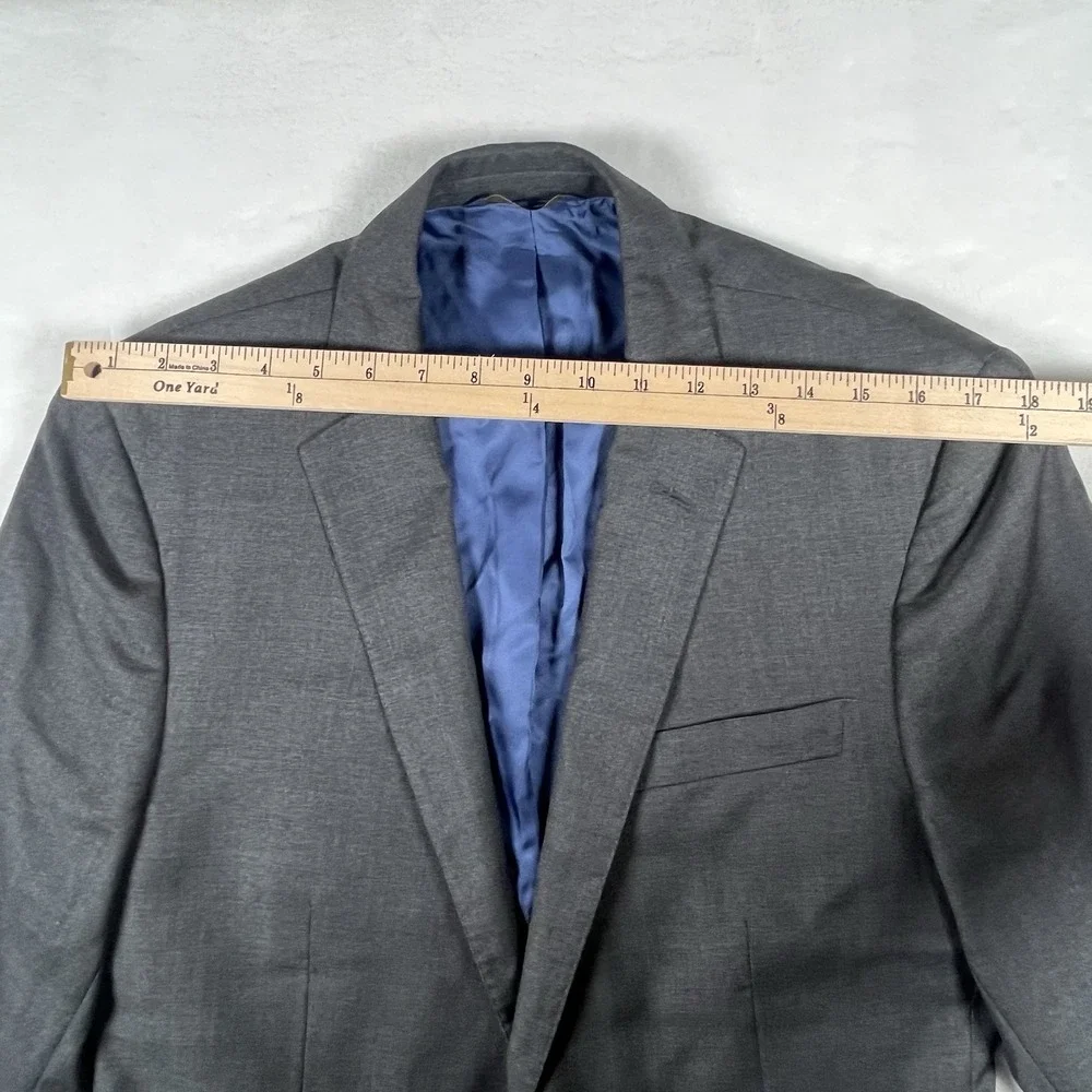 Brooks Brothers Brooksgate Regent Dark Gray Blazer Vitale Barberis Canonico Wool